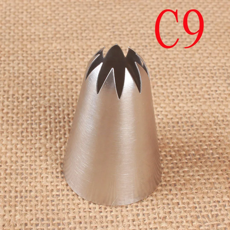#C9 Pastry Nozzles for Cream Confectionery Nozzle Icing Piping Nozzles for Cakes Baking Tools Stainless Steel Pastry tips
#C9 Pastry Nozzles for Cream Confectionery Nozzle Icing Piping Nozzles for Cakes Baking Tools Stainless Steel Pastry tips
