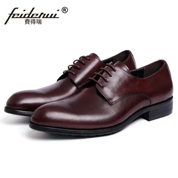 British Round Toe Derby Formal Man Dress Flats Shoes Genuine Leather Oxfords Luxury Brand Men's Wedding Bridal Footwear NC88
British Round Toe Derby Formal Man Dress Flats Shoes Genuine Leather Oxfords Luxury Brand Men's Wedding Bridal Footwear NC88