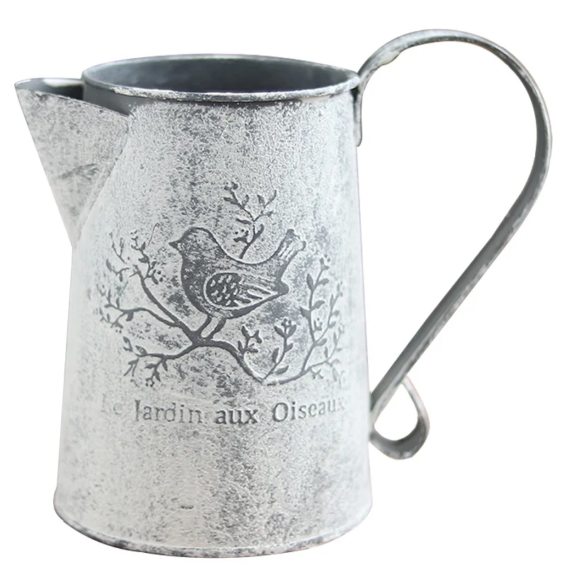 Vintage Metal Flower Bucket Crafts Ornaments Creative Gardening Flower Pot Model Storage Holder Home Decoration Accessories Gift
Vintage Metal Flower Bucket Crafts Ornaments Creative Gardening Flower Pot Model Storage Holder Home Decoration Accessories Gift
