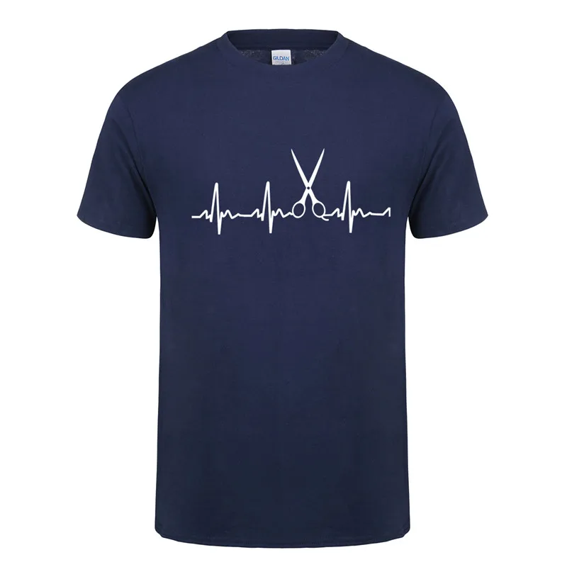 Summer Style Men T Shirts Heartbeat of Hairdresser T-shirt New Printed Short Sleeve O Neck Cotton Men Clothing Tops OT-725
Summer Style Men T Shirts Heartbeat of Hairdresser T-shirt New Printed Short Sleeve O Neck Cotton Men Clothing Tops OT-725