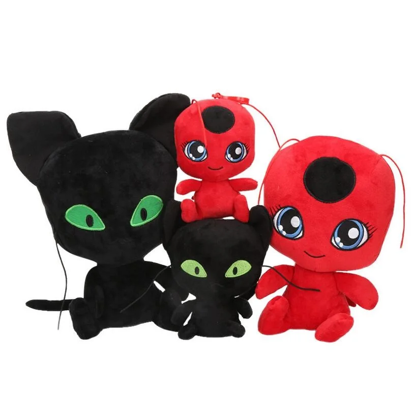 20cm Ladybug Cat Plagg & Tikki Noir Plush Toy Plush Pendant Clip Keychain Lady Bug Adrien Marinette Plush Toys Doll
20cm Ladybug Cat Plagg & Tikki Noir Plush Toy Plush Pendant Clip Keychain Lady Bug Adrien Marinette Plush Toys Doll