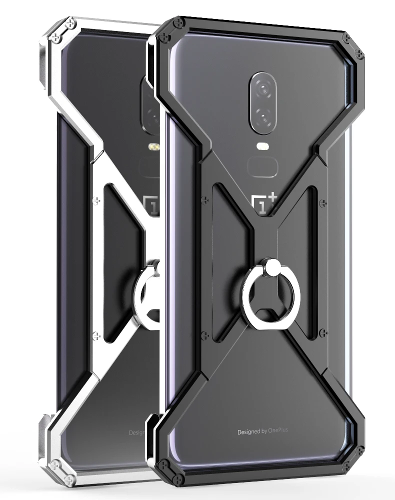 Luxury Aluminum Metal Case For Oneplus 6T Cover Powerful Armor Shockproof Bumper Case Metal Frame Cover For One plus 6T 6.41
Luxury Aluminum Metal Case For Oneplus 6T Cover Powerful Armor Shockproof Bumper Case Metal Frame Cover For One plus 6T 6.41
