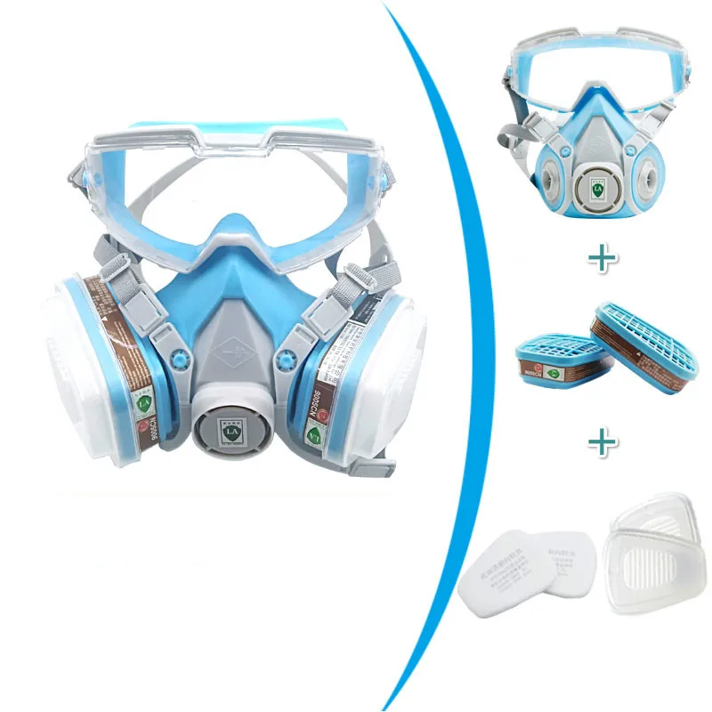 YIHU 6200 N95 Dust Mask Respirator Dual Filter Half Face Mask With Safety Glasses For Carpenter Builder Polishing Dust-proof
YIHU 6200 N95 Dust Mask Respirator Dual Filter Half Face Mask With Safety Glasses For Carpenter Builder Polishing Dust-proof