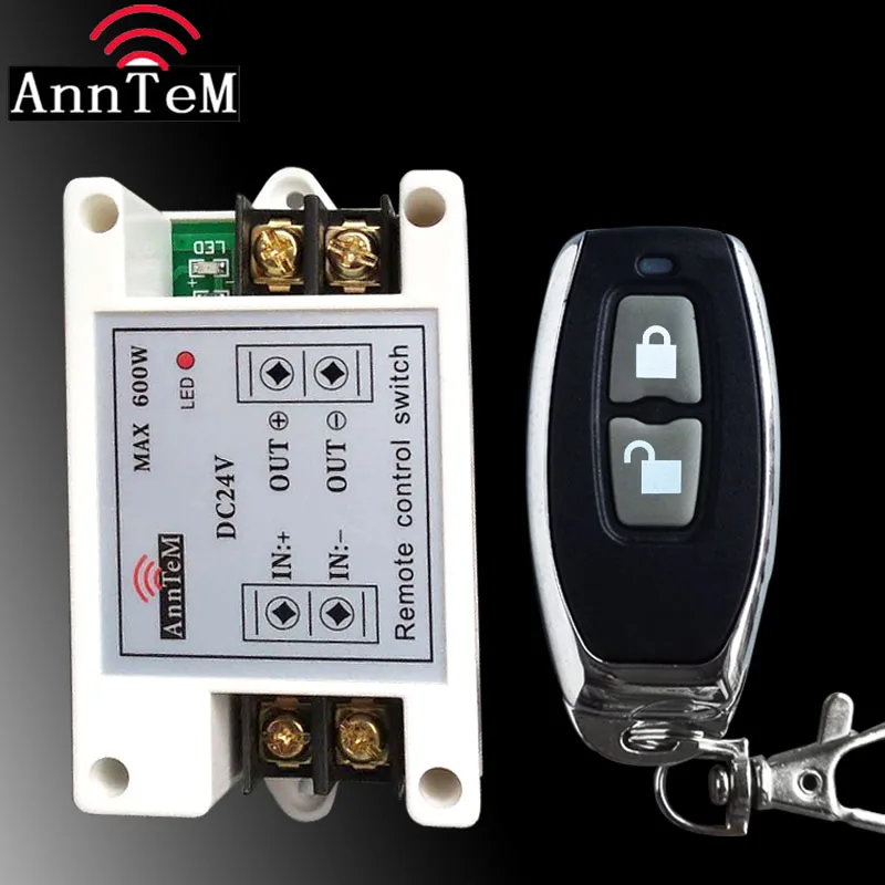 Wireless remote control switch 24v power supply large current lamp remote control single circuit breaker remote control switch
Wireless remote control switch 24v power supply large current lamp remote control single circuit breaker remote control switch