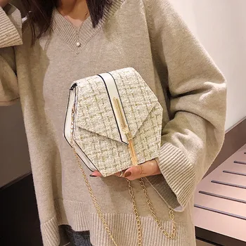 Mulit Style Wool+leather Handbag Women Fashion Crossbody Bags Chain Strap Woven Beach Bag Bohemia Shoulder Bag Bolso Mujer
Mulit Style Wool+leather Handbag Women Fashion Crossbody Bags Chain Strap Woven Beach Bag Bohemia Shoulder Bag Bolso Mujer