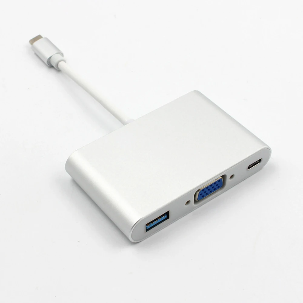 Адаптеры для 3 в 1 type C USB на USB-C 4 K HDMI 0 адаптеры-конвертеры концентратор Macbook Lot |