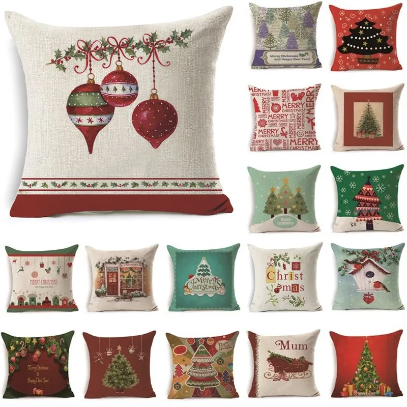 1Pcs 43*43cm Christmas Tree Gifts Pattern Cotton Linen Throw Pillow Cushion Cover Car Home Sofa Decorative Pillowcase 40481
1Pcs 43*43cm Christmas Tree Gifts Pattern Cotton Linen Throw Pillow Cushion Cover Car Home Sofa Decorative Pillowcase 40481