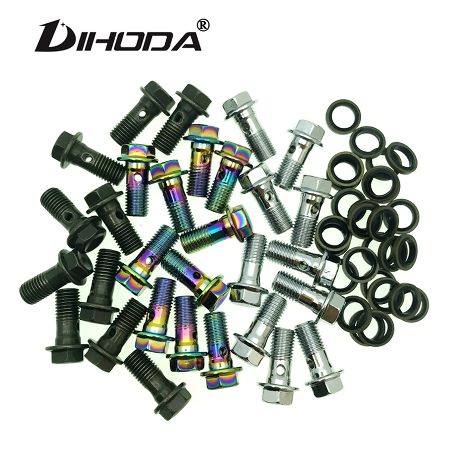 Plating M10x1.25mm M10x1mm Motorcycle Universal Drain Oil Screw For Brake Caliper banjo bolt or Brake hose Caliper Master
Plating M10x1.25mm M10x1mm Motorcycle Universal Drain Oil Screw For Brake Caliper banjo bolt or Brake hose Caliper Master