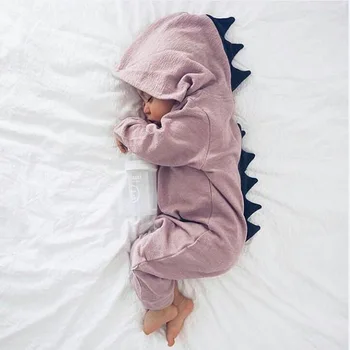 Travel Snail Baby Boy Girl 3D Dinosaur Costume Solid pink gray Rompers warm spring autumn cotton romper Playsuit Clothes 2019New
Travel Snail Baby Boy Girl 3D Dinosaur Costume Solid pink gray Rompers warm spring autumn cotton romper Playsuit Clothes 2019New
