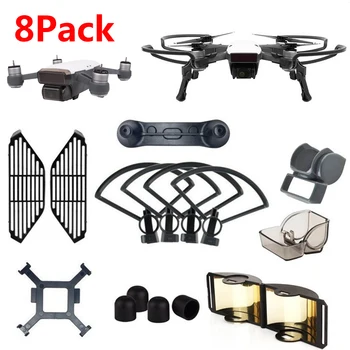 Camera Drone Protection Set for DJI Spark Accessories 8 Pack Bundle Combo Propeller Guard Landing Gear Hood Camera Cover Kit
Camera Drone Protection Set for DJI Spark Accessories 8 Pack Bundle Combo Propeller Guard Landing Gear Hood Camera Cover Kit
