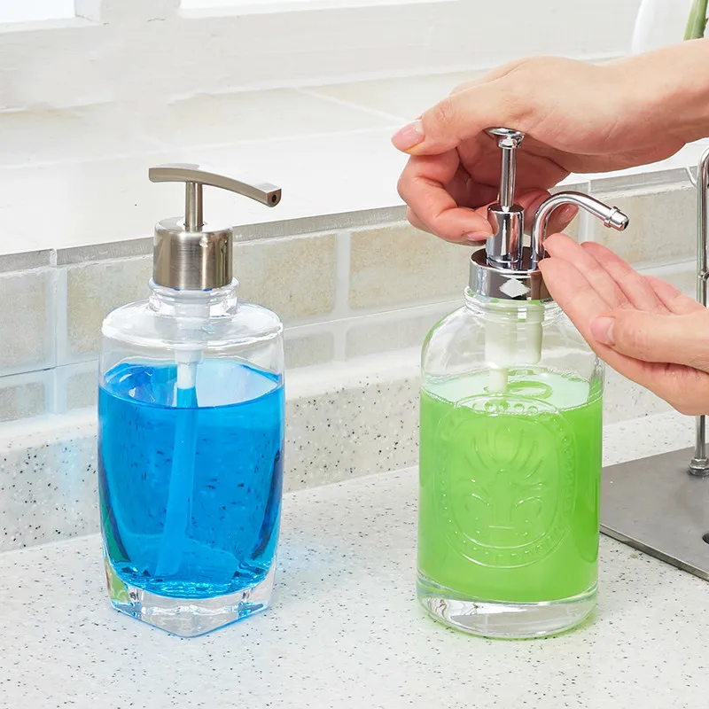 Transparent glass soap dispenser shampoo hand sanitizer storage bottle bathroom liquid lotion press type sub-bottle mx6061629
Transparent glass soap dispenser shampoo hand sanitizer storage bottle bathroom liquid lotion press type sub-bottle mx6061629