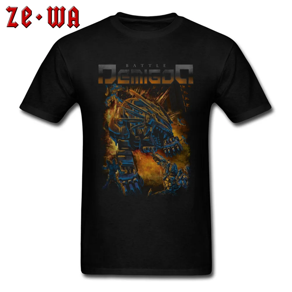 Battle Demigod Father Day 100% Cotton O Neck Tees Short Sleeve Funny Tee Shirt Retro Comics T Shirts Wholesale Battle Demigod black