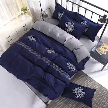Double Queen King size Bedding Set 4Pcs Soft Bedclothes 1.5m 1.8m 2m Bed sheet Duvet cover Pillowcase Bedlinens Polyester Cotton
Double Queen King size Bedding Set 4Pcs Soft Bedclothes 1.5m 1.8m 2m Bed sheet Duvet cover Pillowcase Bedlinens Polyester Cotton