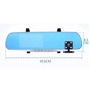 Cemicen Full HD 1080P 4.3 inch Dvr Dash Camera RearView Mirror Digital Video Recorder Dash Cam Dual Lens Registratory Camcorder 
Cemicen Full HD 1080P 4.3 inch Dvr Dash Camera RearView Mirror Digital Video Recorder Dash Cam Dual Lens Registratory Camcorder