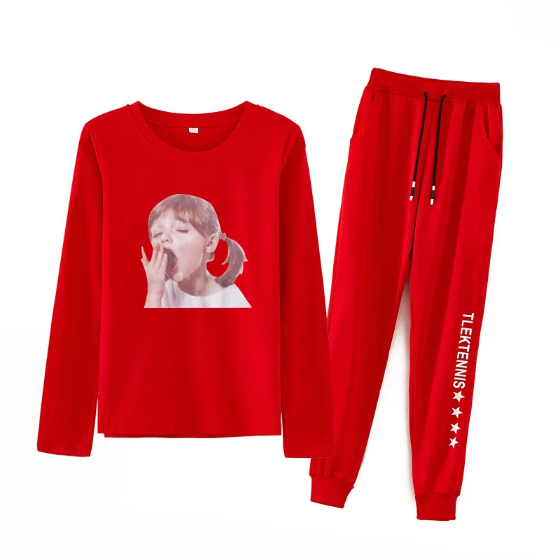 Women's tracksuits spring long sleeve cotton pullover Sweatshirt two Piece set fashion Stitching Sporting suit for couple friend
Women's tracksuits spring long sleeve cotton pullover Sweatshirt two Piece set fashion Stitching Sporting suit for couple friend