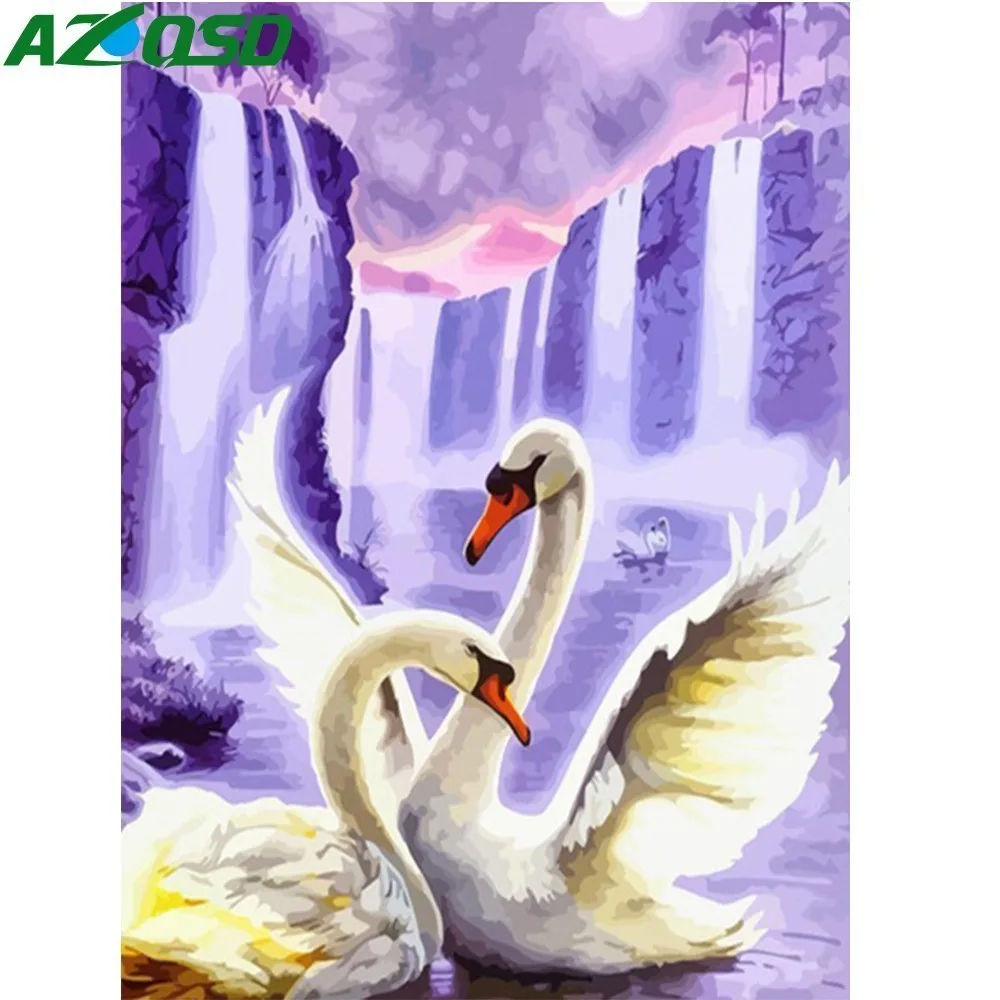 AZQSD DIY Oil Painting By Numbers Swan Animals Painting Hand Painted Frameless Paint On Canvas Home Decoration SZGD092
AZQSD DIY Oil Painting By Numbers Swan Animals Painting Hand Painted Frameless Paint On Canvas Home Decoration SZGD092