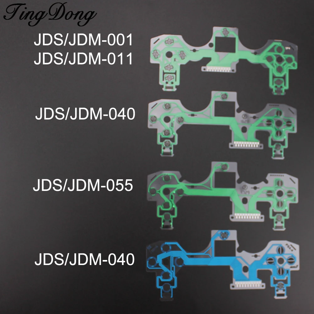 TingDong Replacement Buttons Ribbon Circuit Board for PS4 Dualshock 4 Pro Slim Controller Conductive Film Keypad flex Cable PCB
TingDong Replacement Buttons Ribbon Circuit Board for PS4 Dualshock 4 Pro Slim Controller Conductive Film Keypad flex Cable PCB