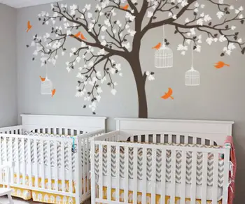 big size Bird Cage Tree Nursery Wall Stickers Removable Vinyl Decal Kids Baby room Decor wall art poster
big size Bird Cage Tree Nursery Wall Stickers Removable Vinyl Decal Kids Baby room Decor wall art poster