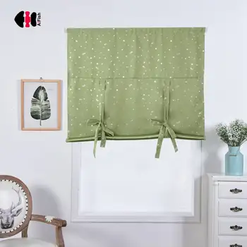 Rod Pocket Top Style Short Curtains for Kitchen Silver Star Liftering Ribbon Curtain height adjustable Roman Blinds DL041C
Rod Pocket Top Style Short Curtains for Kitchen Silver Star Liftering Ribbon Curtain height adjustable Roman Blinds DL041C
