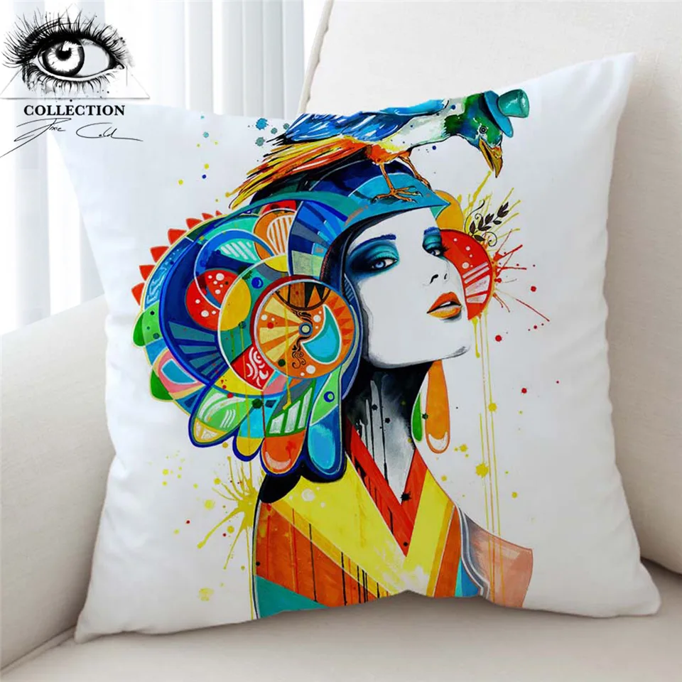 Aztec by Pixie Cold Art Pillow Covers Girls Printed Watercolor Cushion Cover Colorful Throw Pillow Case 45*45 Girl Kussenhoes
Aztec by Pixie Cold Art Pillow Covers Girls Printed Watercolor Cushion Cover Colorful Throw Pillow Case 45*45 Girl Kussenhoes