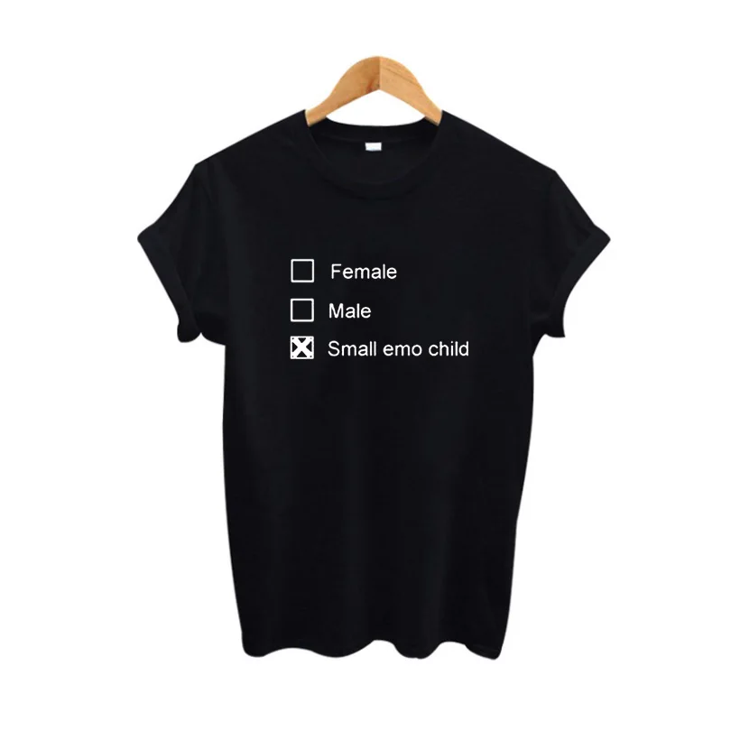 Female Male Small Emo Child Summer 2017 Cute Women Tops Fashion Hipster Tops Hipster Tumblr Black White Leisure T-shirt
Female Male Small Emo Child Summer 2017 Cute Women Tops Fashion Hipster Tops Hipster Tumblr Black White Leisure T-shirt