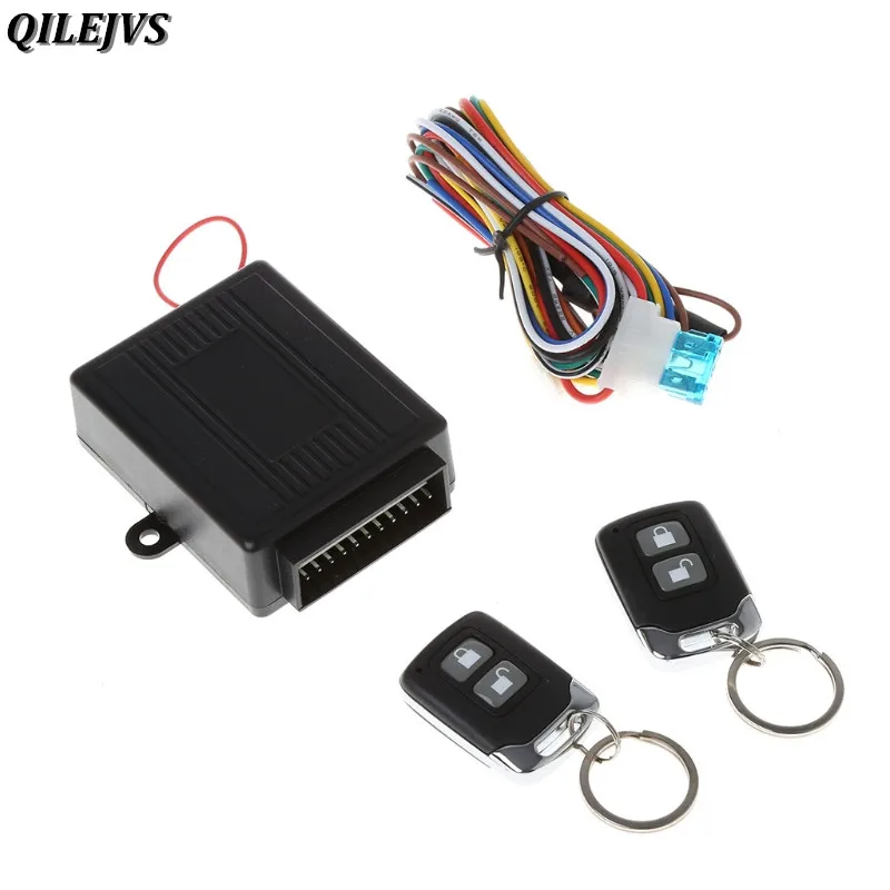 QILEJVS Universal Car Alarm System Auto Remote Central lock Kit Door Lock Keyless Entry System with 2 Remote Controllers
QILEJVS Universal Car Alarm System Auto Remote Central lock Kit Door Lock Keyless Entry System with 2 Remote Controllers
