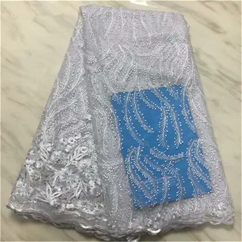 African Lace Fabric beads High Quality Lace 3D Flower Lace Fabric Beautiful Applique Stones Lace For Nigerian Wedding Dress
African Lace Fabric beads High Quality Lace 3D Flower Lace Fabric Beautiful Applique Stones Lace For Nigerian Wedding Dress