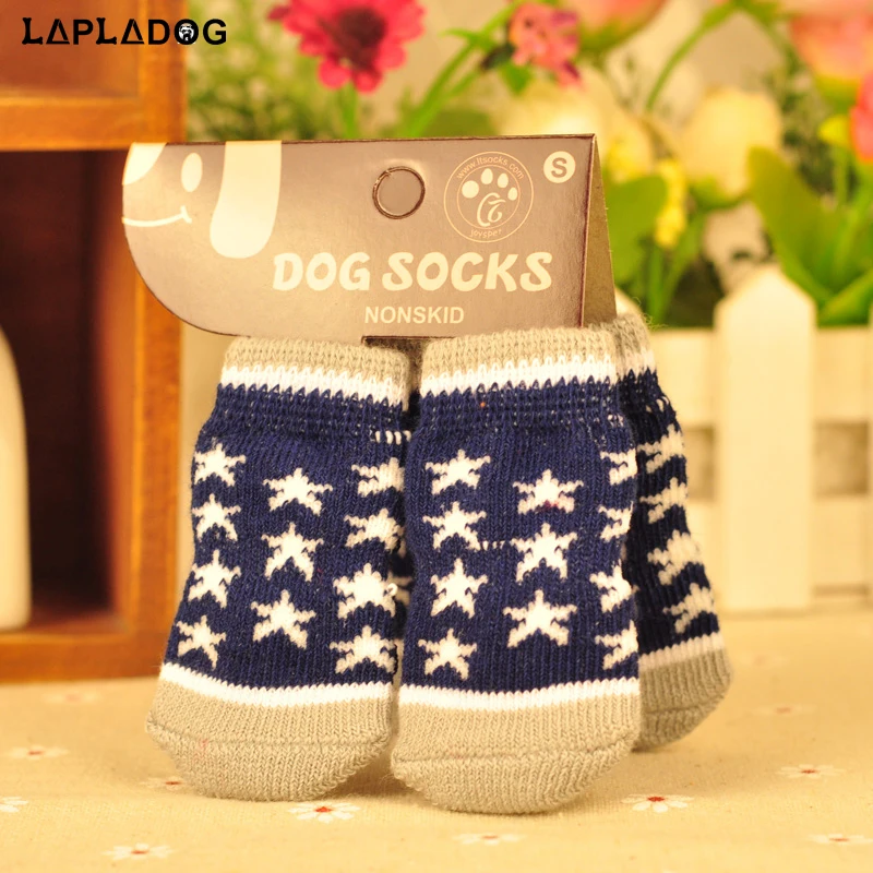 LAPLADOG 4pcs/Lot Puppy Small Dog Shoes Cute Cartoon Warm Soft Cotton Pet Socks Suitable Anti Slip Skid Socks Indoor shoes ZL390
LAPLADOG 4pcs/Lot Puppy Small Dog Shoes Cute Cartoon Warm Soft Cotton Pet Socks Suitable Anti Slip Skid Socks Indoor shoes ZL390