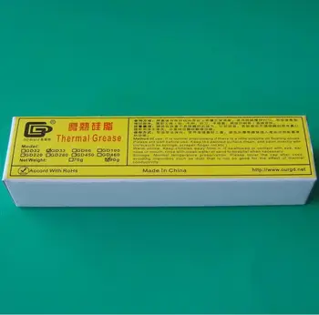 High-conductivity GD33 thermal grease silicone cooling gel white net content 90 g aluminum tube
High-conductivity GD33 thermal grease silicone cooling gel white net content 90 g aluminum tube