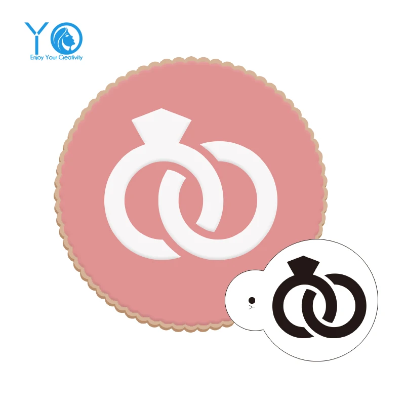 3 Inch Wedding Decorations Ring Cookie Stencil By Design Stencil Food Grade Plastic Spray Cookie Mold Baking & Pastry Tools
3 Inch Wedding Decorations Ring Cookie Stencil By Design Stencil Food Grade Plastic Spray Cookie Mold Baking & Pastry Tools