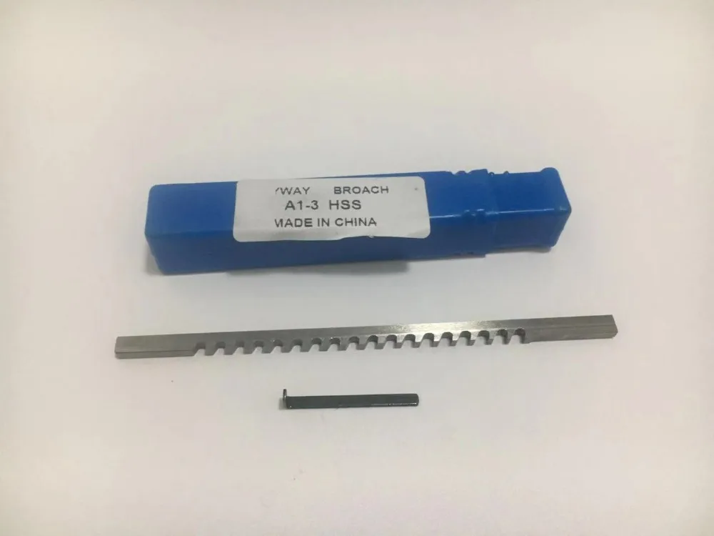 HSS Keyway Broach With Shim High Speed Steel Broaching Tools 3mm A Push-Type Keyway Broach Metric Sized Cutting Machine Tool
HSS Keyway Broach With Shim High Speed Steel Broaching Tools 3mm A Push-Type Keyway Broach Metric Sized Cutting Machine Tool