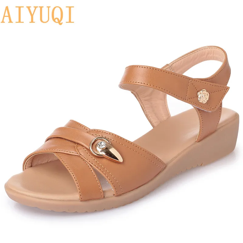 AIYUQI Female flat sandals 2019 summer new open toe casual Roman sandals female, large size 41 42 43 mother sandals women shoes
AIYUQI Female flat sandals 2019 summer new open toe casual Roman sandals female, large size 41 42 43 mother sandals women shoes