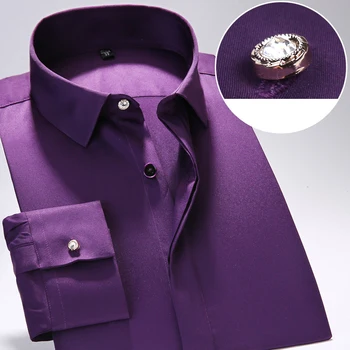 Long Sleeve Slim Fit Men Dress Shirts Classic Style High Quality Business Formal Shirt with Beautiful Buttons Asian Size S-4XL
Long Sleeve Slim Fit Men Dress Shirts Classic Style High Quality Business Formal Shirt with Beautiful Buttons Asian Size S-4XL