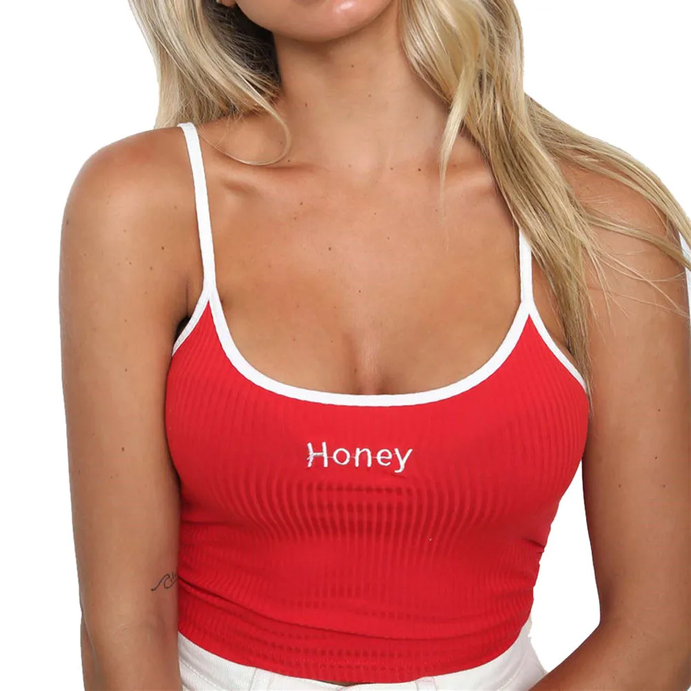 Summer Bustier Top Sexy Adjustable Off Shoulder Letter Sleeveless bustier topy Straps Round Neck Fashion tops Ropa Para Mujer
Summer Bustier Top Sexy Adjustable Off Shoulder Letter Sleeveless bustier topy Straps Round Neck Fashion tops Ropa Para Mujer