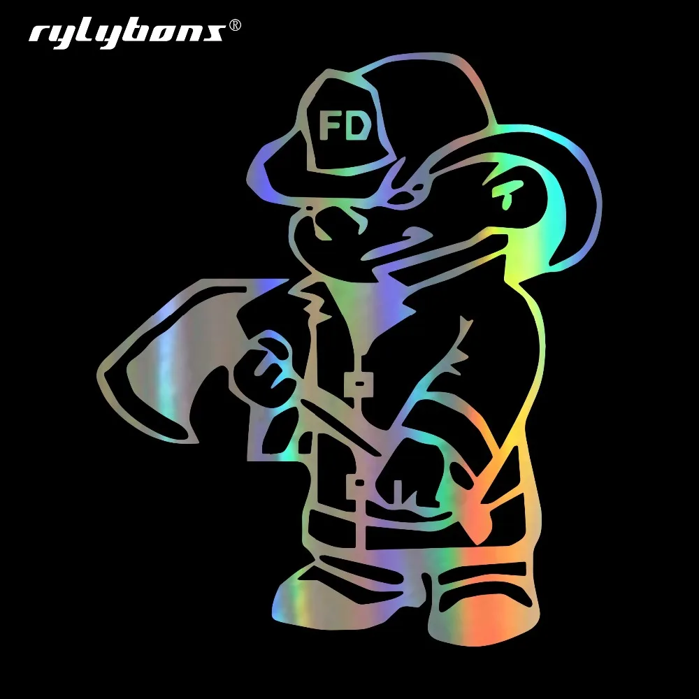 Rylybons 11.5*13.5cm Fun Firefighter occupation Car Stickers Door Body Car Bumper Decal Auto Truck Styling Accessories
Rylybons 11.5*13.5cm Fun Firefighter occupation Car Stickers Door Body Car Bumper Decal Auto Truck Styling Accessories