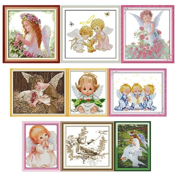 Little Angel Series Cross Stitch kit DIY Handmade Needlework 14ct Counted Printed Canvas 11ct Fabric Stitching Embroidery Crafts
Little Angel Series Cross Stitch kit DIY Handmade Needlework 14ct Counted Printed Canvas 11ct Fabric Stitching Embroidery Crafts