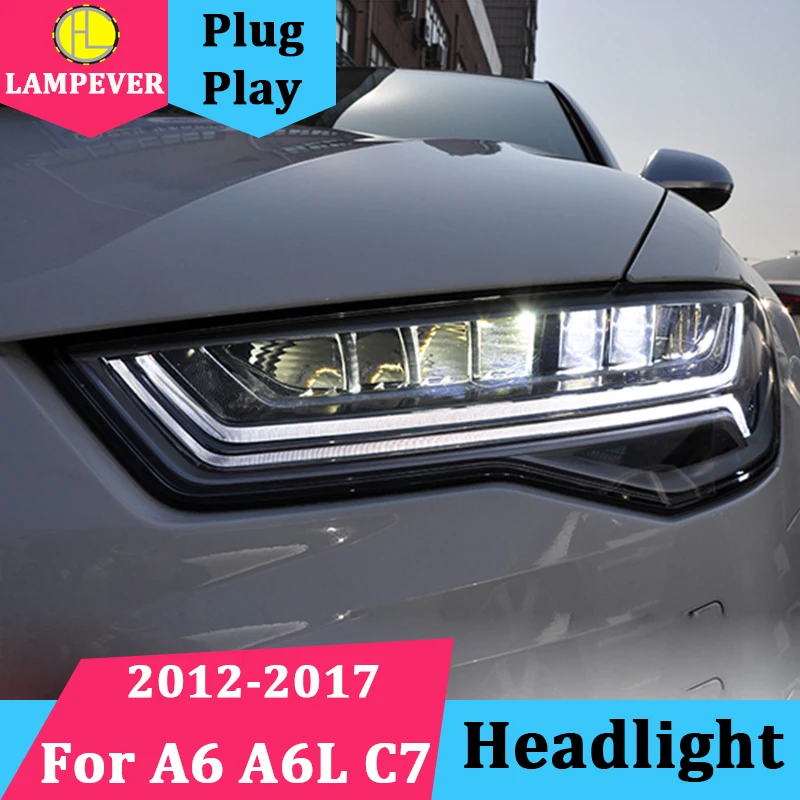 For Audi A6 A6L C7 2012-2017 Headlight Headlights Assembly LED DRL Angel Lens Double Beam HID Xenon 2pcs Head lamp Front
For Audi A6 A6L C7 2012-2017 Headlight Headlights Assembly LED DRL Angel Lens Double Beam HID Xenon 2pcs Head lamp Front