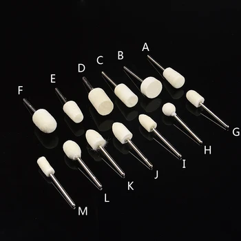 LCJ 1 Pack 13 Pcs Pro Electric Nail Art Polish Buffer Grinding Bits Beauty Care Tools Accessories Wool Material
LCJ 1 Pack 13 Pcs Pro Electric Nail Art Polish Buffer Grinding Bits Beauty Care Tools Accessories Wool Material