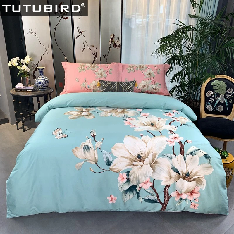 100% Cotton quality duvet covers blue floral flower print bed spread duvet covers pastoral bedlinen bedsheet pillowcase
100% Cotton quality duvet covers blue floral flower print bed spread duvet covers pastoral bedlinen bedsheet pillowcase