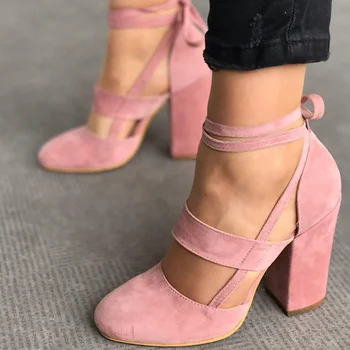 Women's high heel shoes ankle strap flock rome style sexy high heels large size 4-10.5 square heel women pumps spring
Women's high heel shoes ankle strap flock rome style sexy high heels large size 4-10.5 square heel women pumps spring