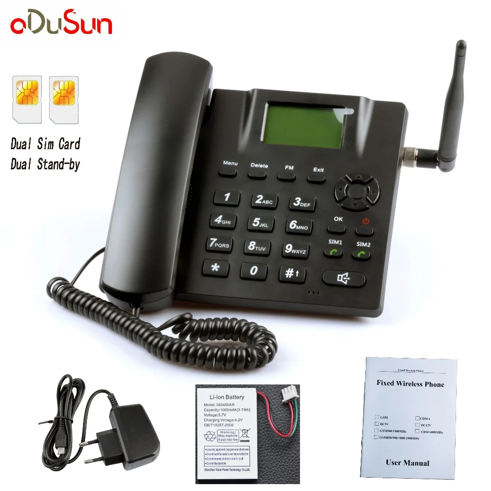 Dual Sim Card stand-by GSM Fixed wireless Phone Recording FM Radio MP3 TNC Antenna in Russian English French Arabic Italian
Dual Sim Card stand-by GSM Fixed wireless Phone Recording FM Radio MP3 TNC Antenna in Russian English French Arabic Italian