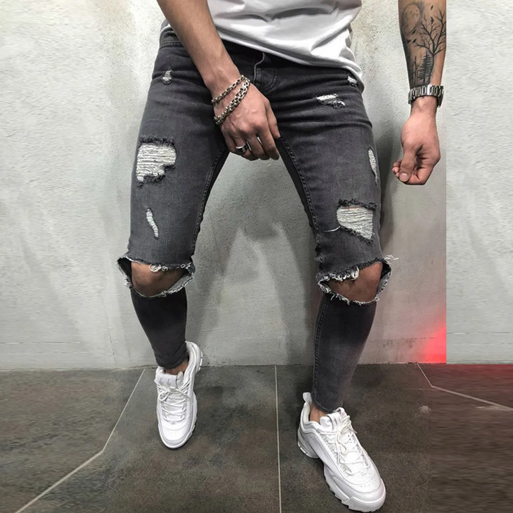 Jeans Mens Skinny Stretch Denim Pants Distressed Ripped Freyed Slim Fit Jeans Trousers Erkek Kot Pantolon Men Jeans Pants
Jeans Mens Skinny Stretch Denim Pants Distressed Ripped Freyed Slim Fit Jeans Trousers Erkek Kot Pantolon Men Jeans Pants