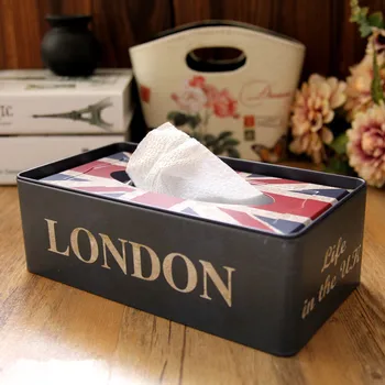 1PC Tissue Box Tin Plate Box Living Room Toilet Car Drawer Cute Simple Bathroom Paper Box British Flag Box ME 016
1PC Tissue Box Tin Plate Box Living Room Toilet Car Drawer Cute Simple Bathroom Paper Box British Flag Box ME 016