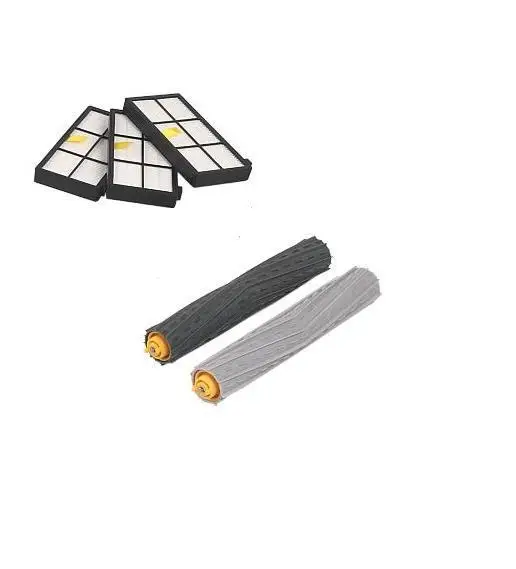 Tangle-Free Debris Extractor Set + Hepa Filters replacement Kit For iRobot Roomba 800 series 870 880
Tangle-Free Debris Extractor Set + Hepa Filters replacement Kit For iRobot Roomba 800 series 870 880