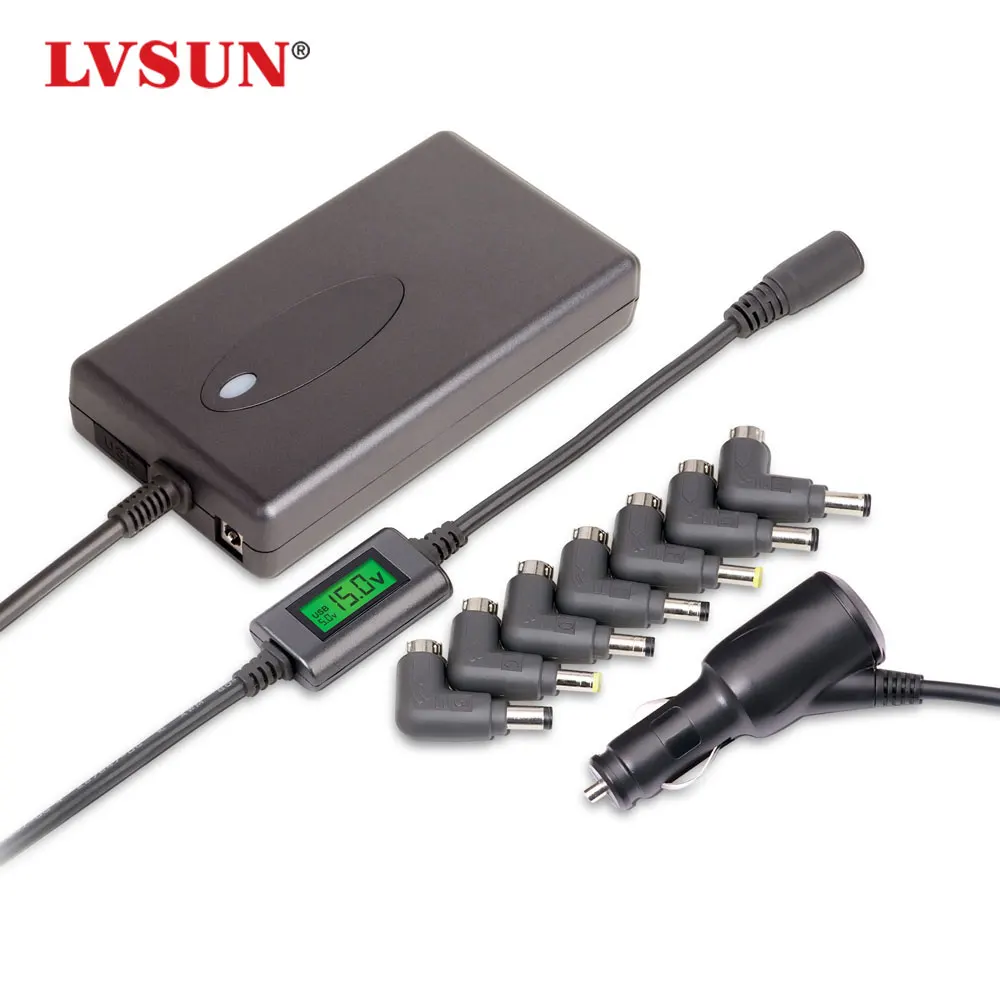 LVSUN 90W 5-24V Automatic Universal Travel Laptop AC And DC 3 In 1 Power Adapter / Tablet Charger/ Power Adapter Supply With LCD 
LVSUN 90W 5-24V Automatic Universal Travel Laptop AC And DC 3 In 1 Power Adapter / Tablet Charger/ Power Adapter Supply With LCD