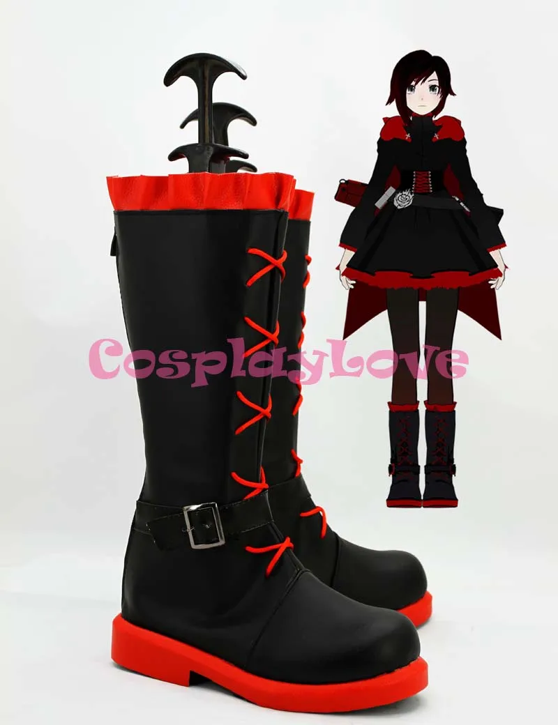 Newest Custom Made Japanese Anime Black RWBY Ruby Rose Cosplay Shoes Long Boots For Christmas Halloween CosplayLove
Newest Custom Made Japanese Anime Black RWBY Ruby Rose Cosplay Shoes Long Boots For Christmas Halloween CosplayLove