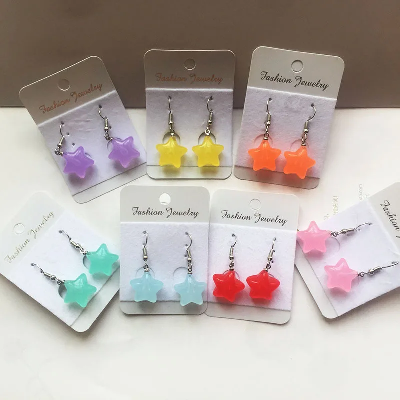 Macarons Sweet Star Candy Drop Earring, Colorful Acrylic Earrings Hypoallergenic Earrings Simple Designs Party Jewelry Wholesale
Macarons Sweet Star Candy Drop Earring, Colorful Acrylic Earrings Hypoallergenic Earrings Simple Designs Party Jewelry Wholesale