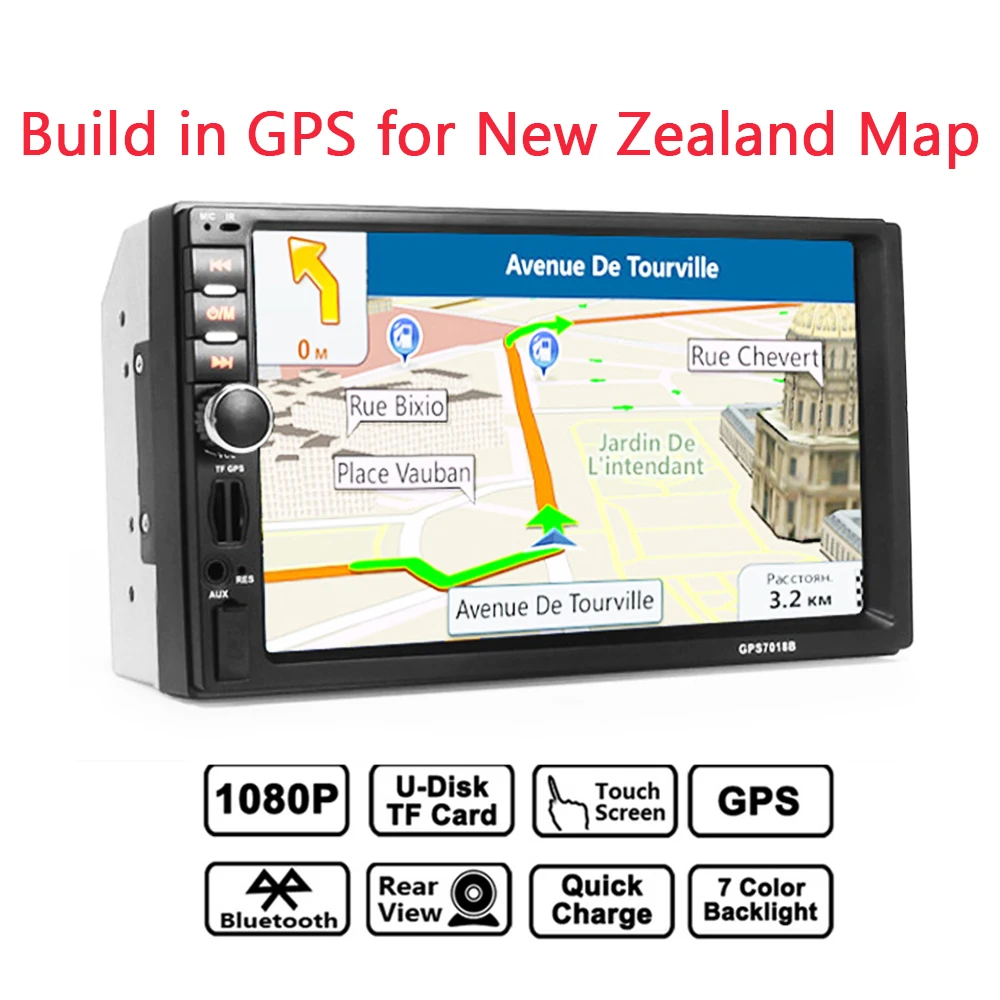 GUBANG 7" 2DIN Touch Screen Car Stereo Indash with Bluetooth & Remote Control, GPS for Australia New Zealand WCE system
GUBANG 7" 2DIN Touch Screen Car Stereo Indash with Bluetooth & Remote Control, GPS for Australia New Zealand WCE system