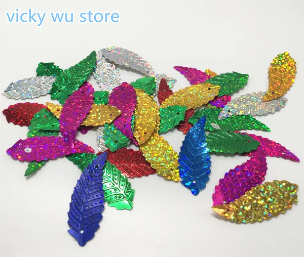 Hot 250pcs 17*45mm Leaf Loose sequins Mixed color Paillettes Sewing Wedding Craft,Women Kids DIY Garment Accessory
Hot 250pcs 17*45mm Leaf Loose sequins Mixed color Paillettes Sewing Wedding Craft,Women Kids DIY Garment Accessory