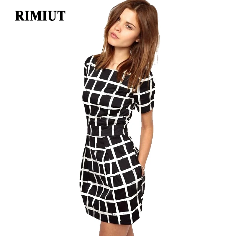 2017 Summer & Spring Plus Big Size Black & White Plaid Work & Casual Party Women Dress O-neck Short Sleeve Mini Sexy Lady Dress
2017 Summer & Spring Plus Big Size Black & White Plaid Work & Casual Party Women Dress O-neck Short Sleeve Mini Sexy Lady Dress